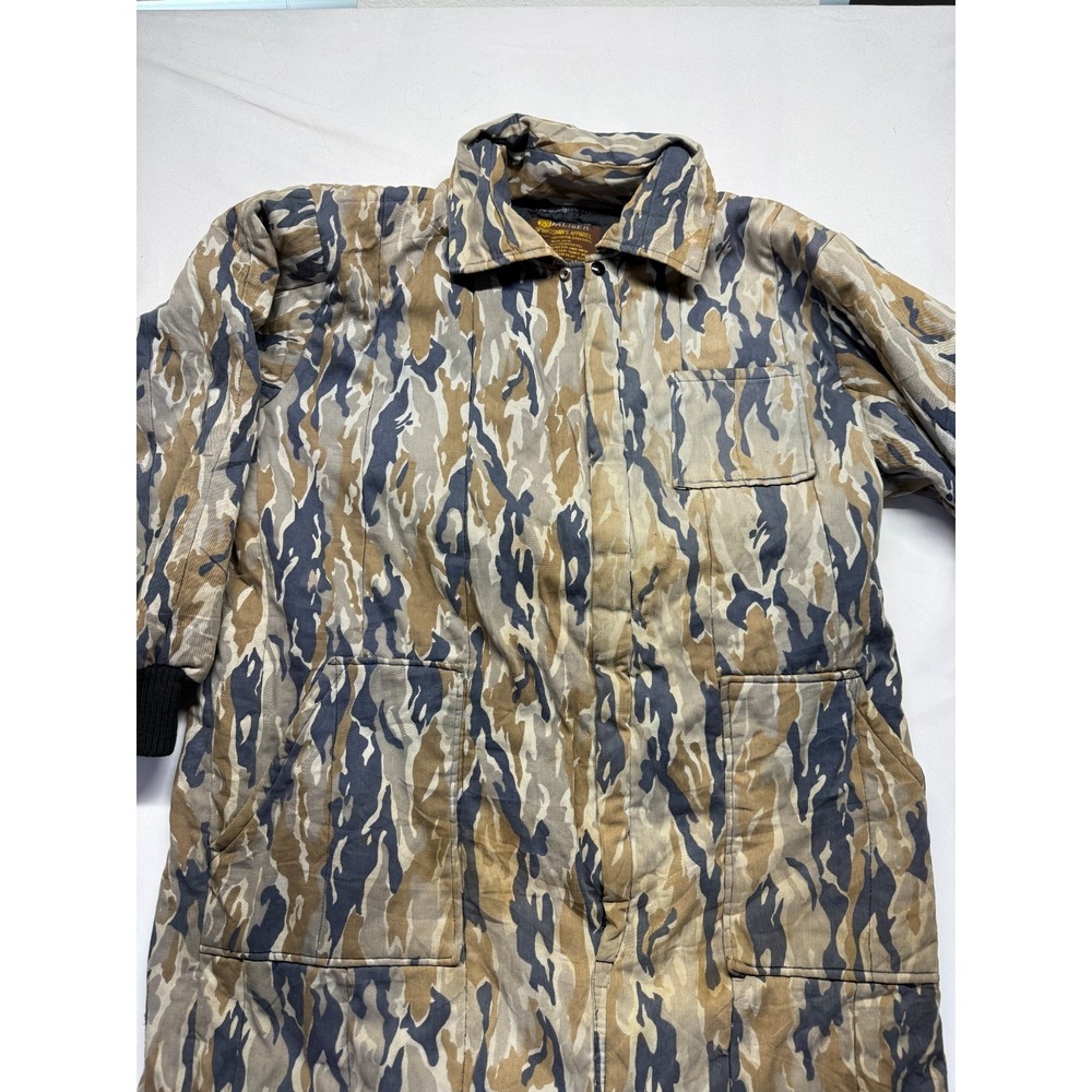 X-Caliber Coveralls Mens Large Hunting Multicolor Camo Tiger Stripe Ankle Zip - Picture 3 of 16